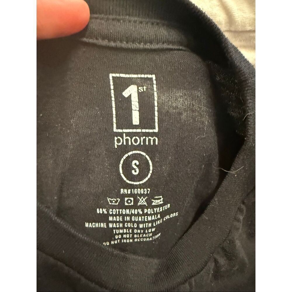 1st Phorm black short sleeve graphic t-shirt size Small - Picture 4 of 4